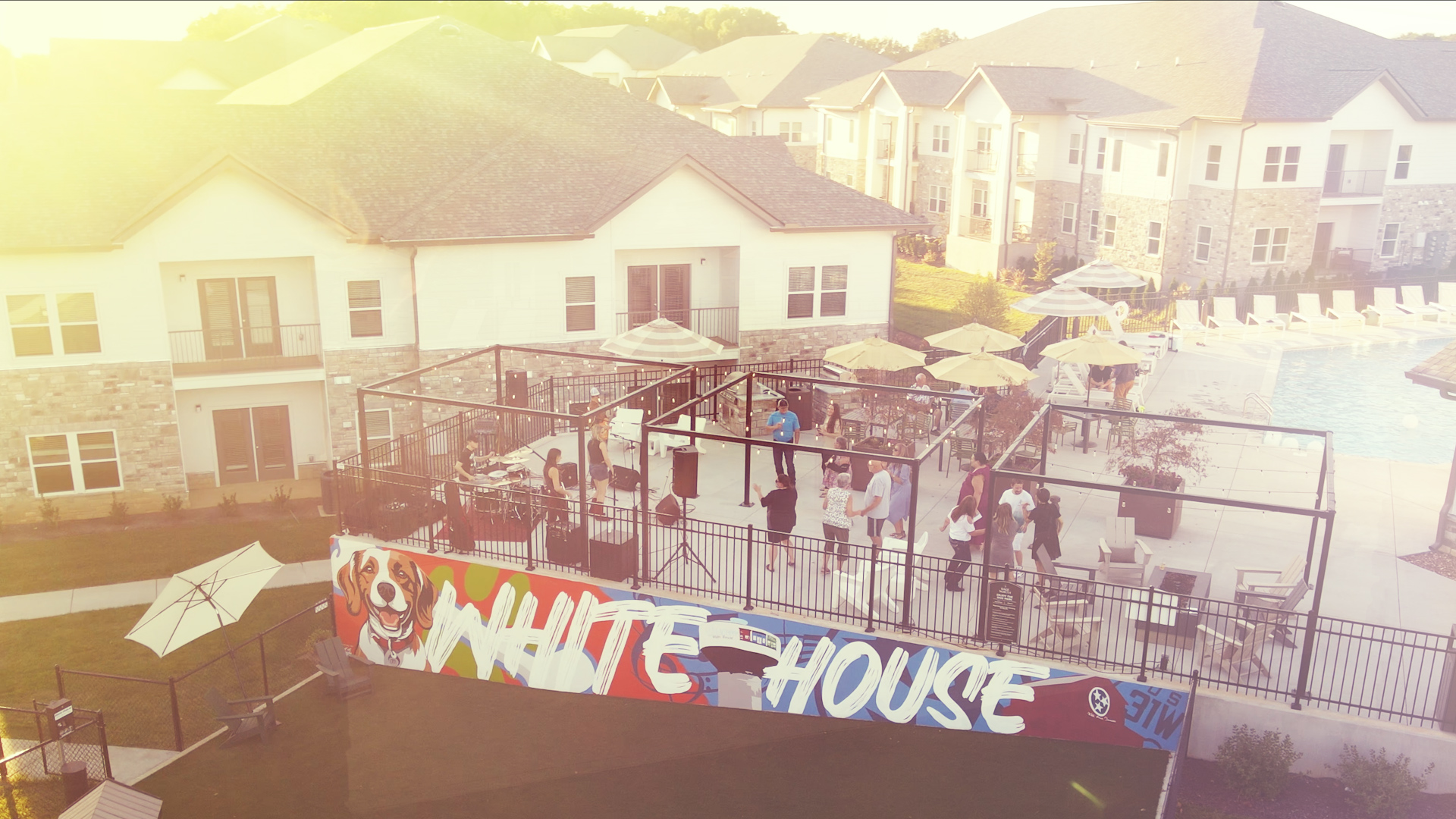 Summer Concert at the pool at Sage North Apartments in White House, TN