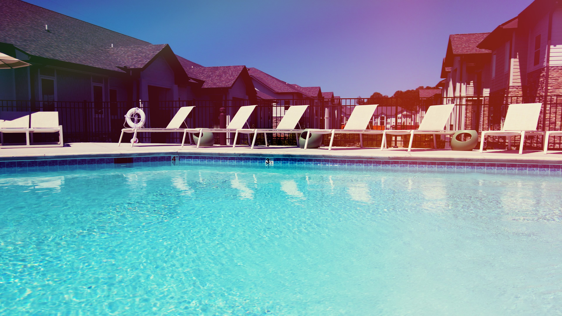 Salt Water Pool at Sage North Apartments in White House, TN