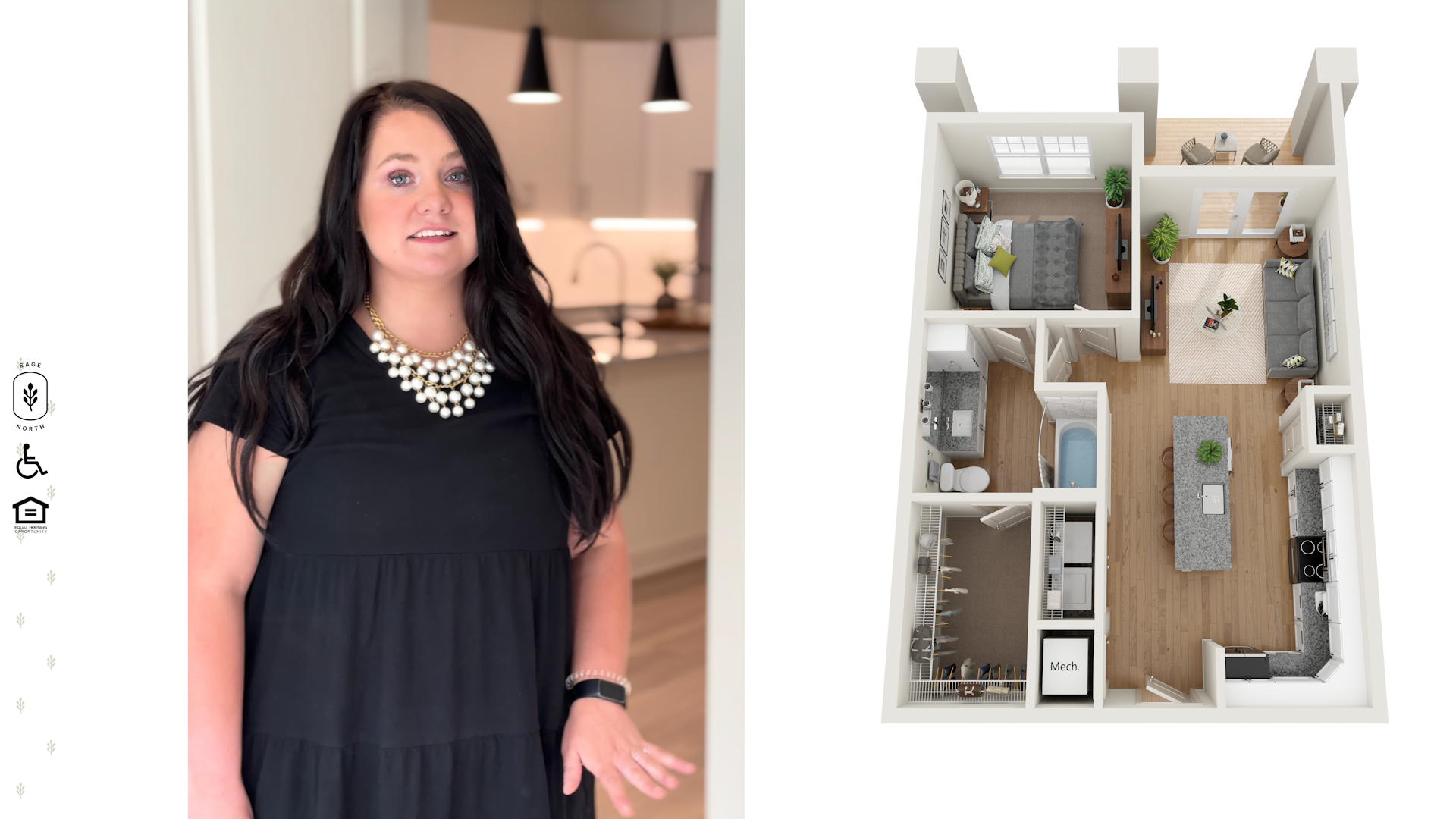 Leasing Agent and LANE Floor Plan Map