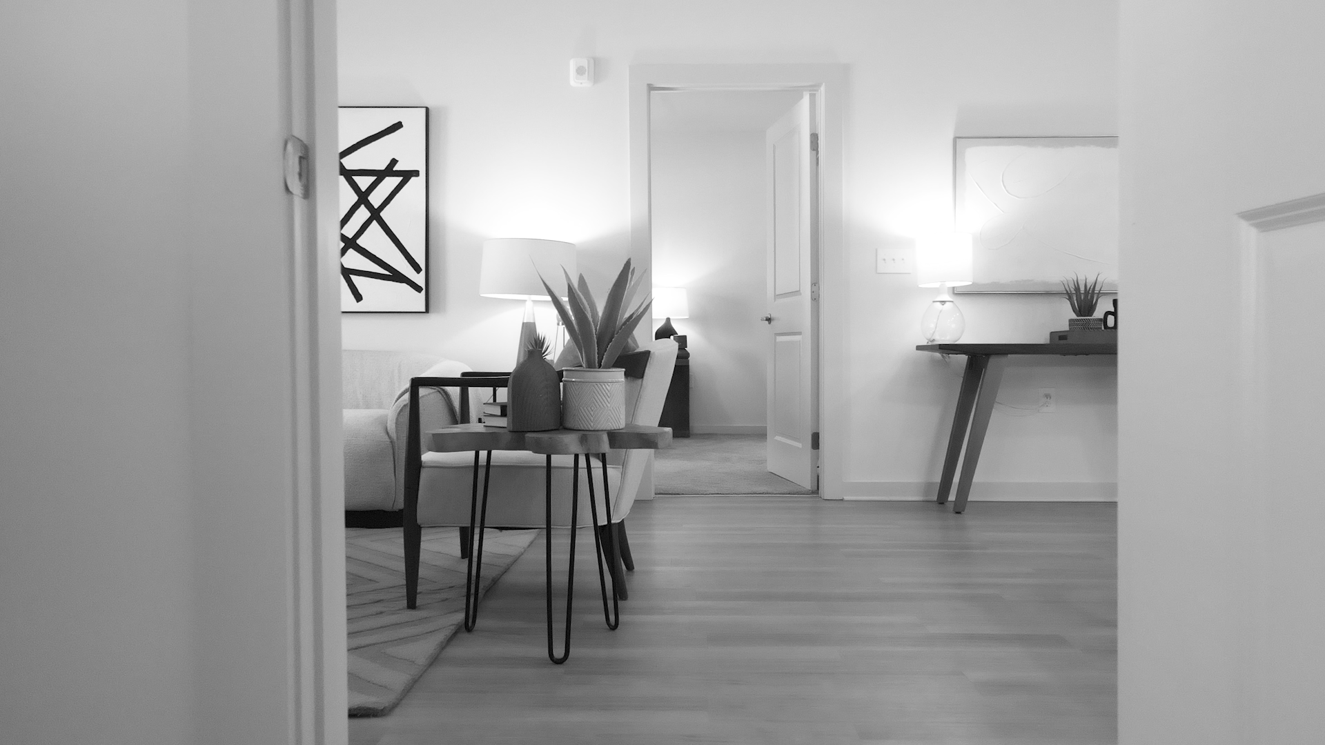 Spacious living area of 2B/2B Channel Floor Plan at Sage North in White House TN