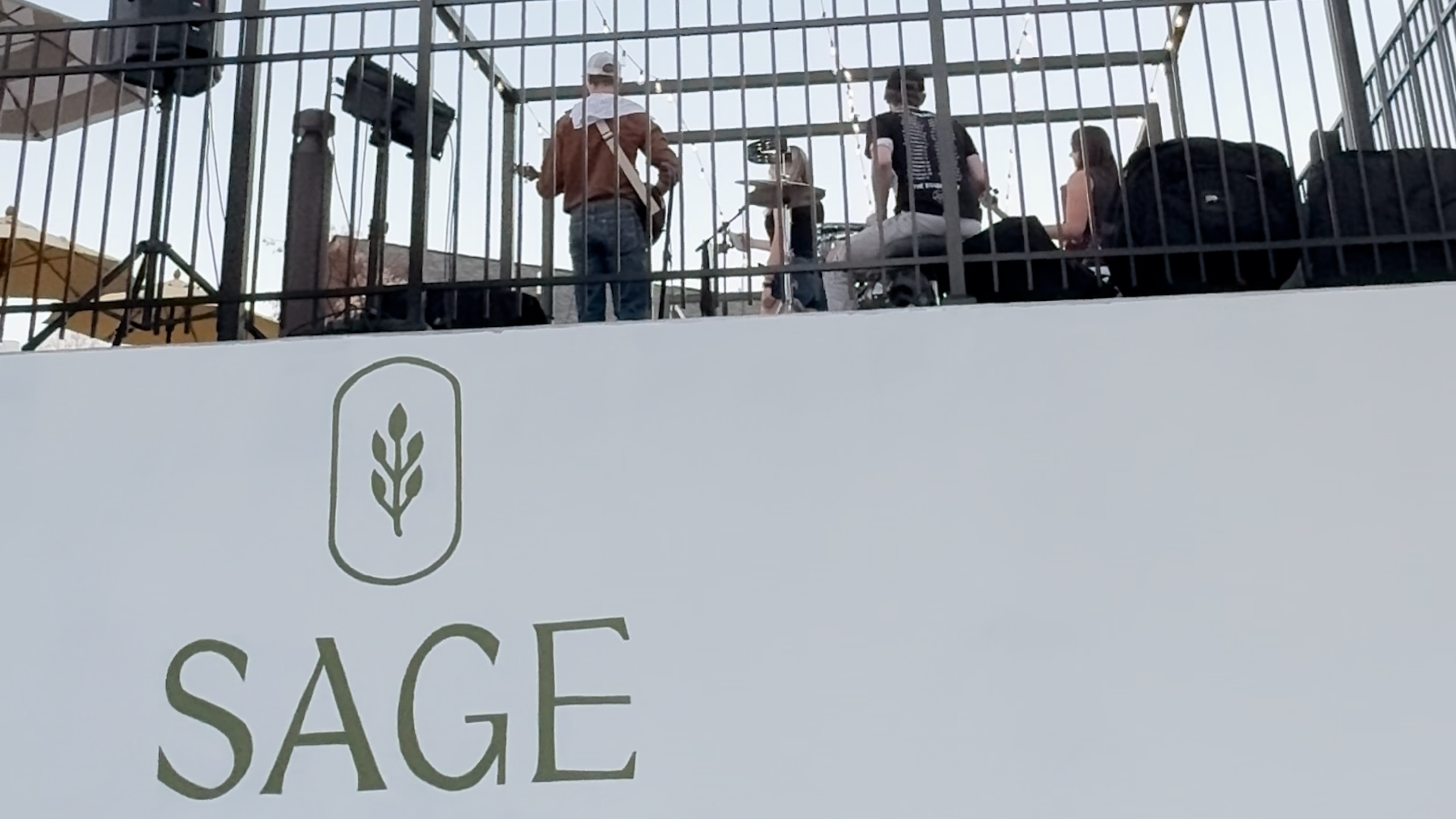 Live music being performed by the pool deck at the Sage North apartment community in White House, TN Live music being performed by the pool deck at the Sage North apartment community in White House, TN