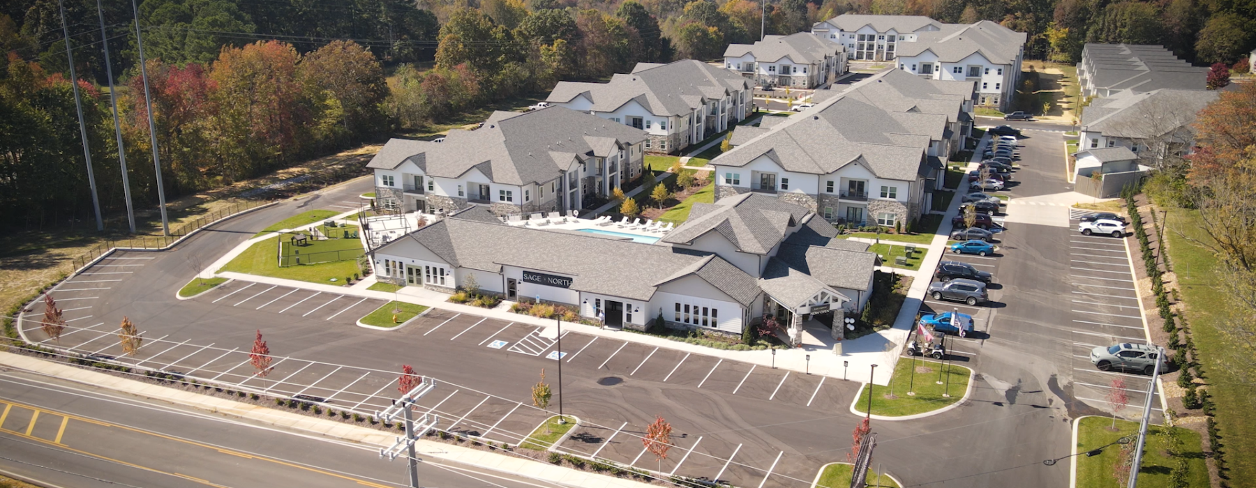 Main entrance of Sage North, just of Sage Road in White House, Tennessee.  Main entrance of Sage North, just of Sage Road in White House, Tennessee.