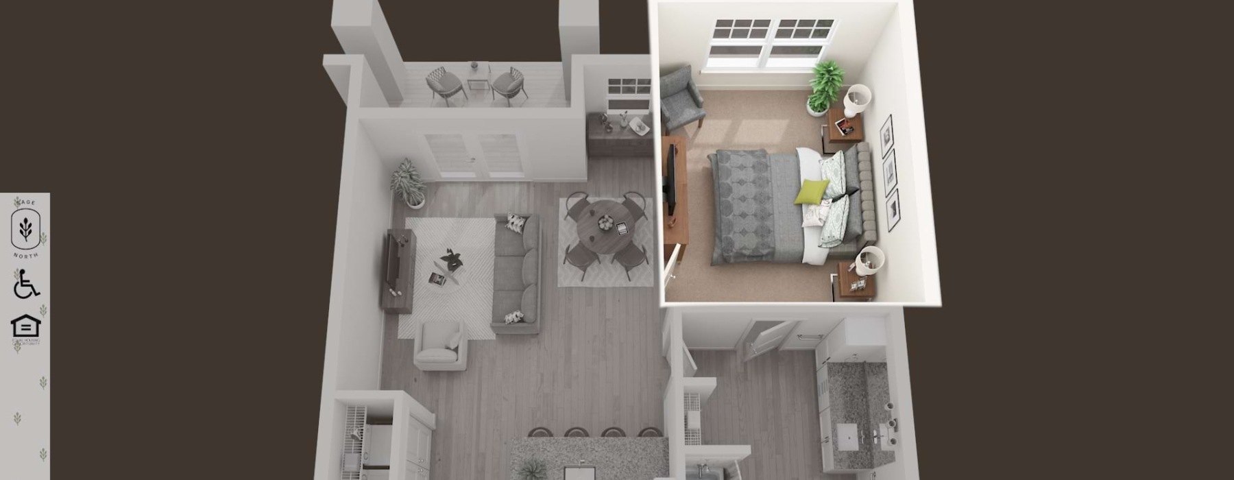 Apartment Living: Cozy Bedrooms