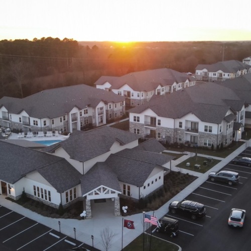 Aerial view of the Sage North Apartment Community in White House, Tennessee